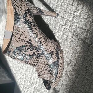 Jeffrey Campbell snakeskin sandals